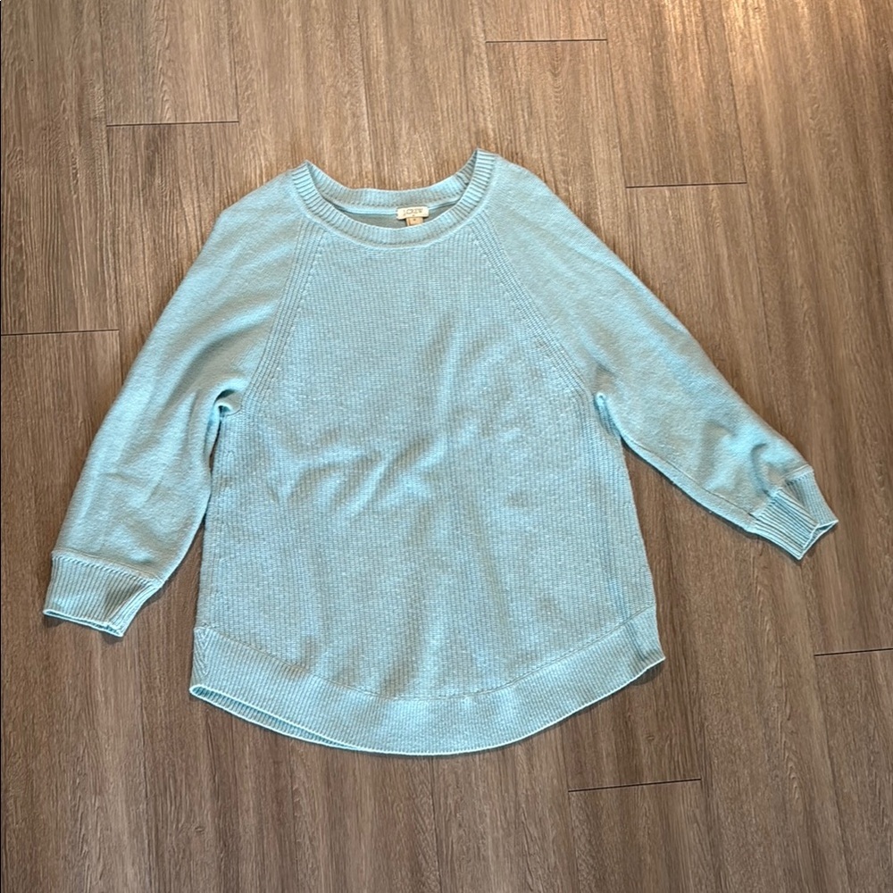 J.Crew Light Blue Women's Sweater size medium